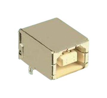 Amphenol Communications Solutions 61729-1010RLF USB Connector Type B 2.0 Receptacle 4 Ways Through Hole Mount Right Angle