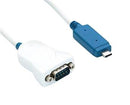 Connective Peripherals USBC-FS-RS232-100-DB9 Smart Cable Assembly USB to RS232 Converter 250Kbaud D Sub 9 Pos Plug FT231XS Chip 100mm/4" New