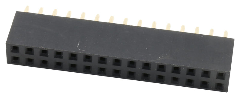 Multicomp 2214S-30SG-85 Board-To-Board Connector 2.54 mm 30 Contacts Receptacle Through Hole 2 Rows