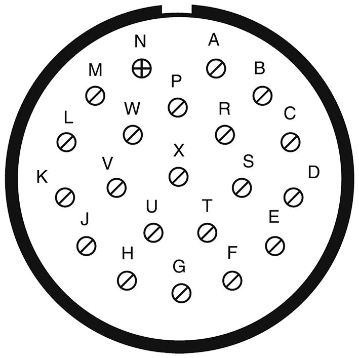 Amphenol LTD D38999/26WH21PN-LC D38999/26WH21PN-LC Circular Connector MIL-DTL-38999 Series III Straight Plug 21 Contacts