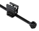 Hellermanntyton 156-00861 Outside Serrated Cable TIE &amp; Edge Clip 8.0" Long EC4B 1 3 MM Panel 50LB PA66HS Black 500/PKG 75Y4282