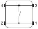 Omron Electronic Components B3F-5051 Switch Tactile SPST-NO 50mA Though Hole