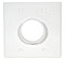 Midlite Products 2GWH Wall Plate Dual Gang White