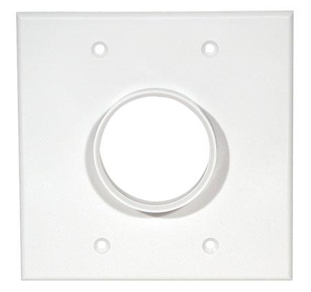 Midlite Products 2GWH Wall Plate Dual Gang White