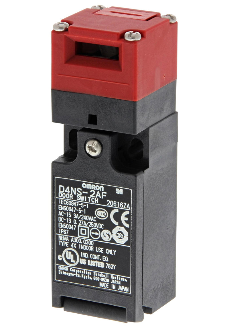 Omron Industrial Automation D4NS4CF Safety Interlock Switch D4NS DPST-NC SPST-NO Screw 240 V 3 A IP67