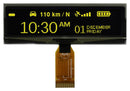 Midas MDOG256064IV-YM Graphic Oled 256 x 64 Pixels Yellow on Black 3.3V Parallel SPI 99.2mm 33.5mm -40 &deg;C