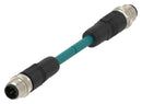 TE Connectivity TAD1473A201-300 Sensor Cable D-Code M12 Plug 4 Positions 30 m 98.4 ft