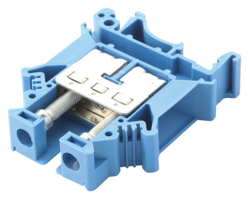 Phoenix Contact UK 16 N BU DIN Rail Mount Terminal Block 2 Ways 14 AWG 4 25 mm&Acirc;&sup2; Screw 101 A