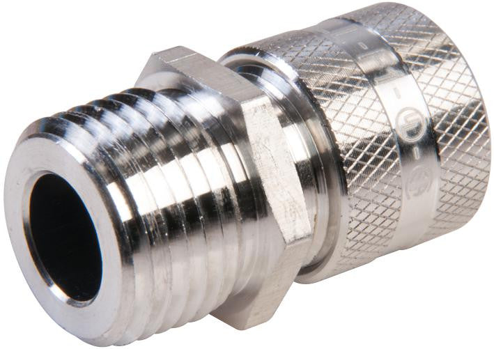 HUBBELL WIRING DEVICES SHC1016 CONDUIT CORD CONNECTOR, ALUMINUM