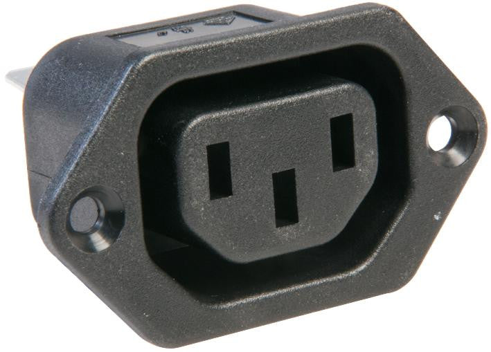 CORCOM - TE CONNECTIVITY 6ESRF-3 CONNECTOR, POWER ENTRY, RECEPTACLE, 15A