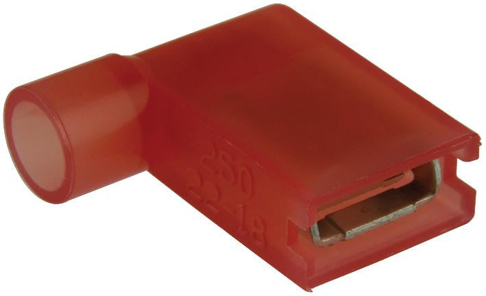 HOFFMAN PRODUCTS FNDF2218-1T TERMINAL, FLAG DISCONNECT, 0.25IN, RED