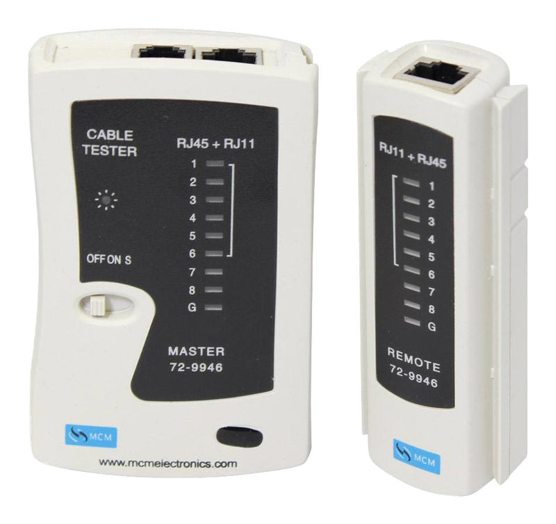 PRO Signal 72-9946. 72-9946. Network Cable Tester RJ-45/RJ-11