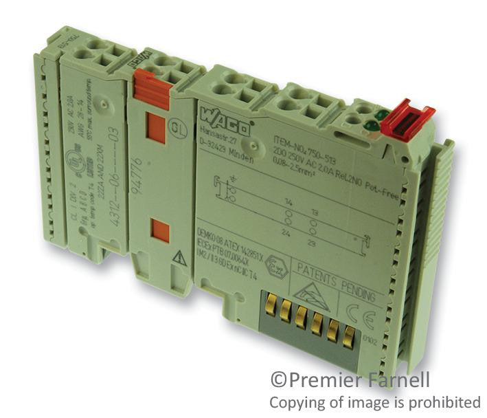 WAGO 750-513 RELAY O/P MODULE, WAGO-I/O-SYSTEM 750