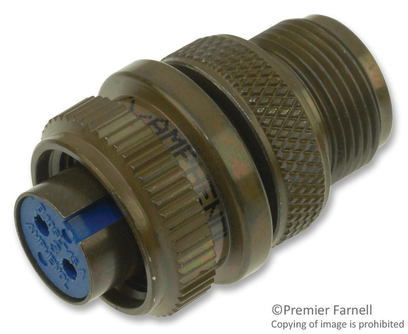 AMPHENOL INDUSTRIAL 97-3106A-20-15S CIRCULAR CONNECTOR PLUG, SIZE 20, 7 POSITION, CABLE