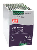 Mean Well WDR-480-24 AC/DC DIN Rail Power Supply (PSU) 1 Output 480 W 24 V 20 A