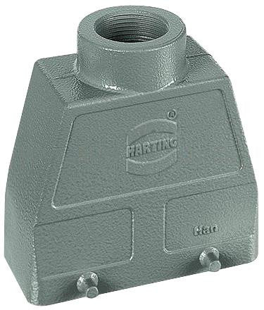 HARTING 09300160421 TOP ENTRY HOOD, SIZE 16B, METAL