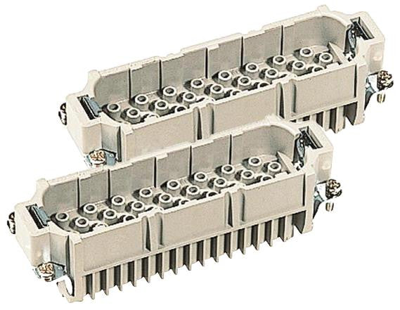 HARTING 09210643001 RECTANGULAR HAN INSERT, PLUG 64WAY CRIMP