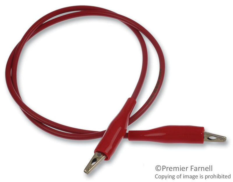 POMONA MG-B-24-2 TEST LEAD, RED, 609.6MM, 70V, 5A