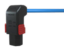 Schaffner IL13+ REWIREABLE IEC LOCK+ R/L Rewireable Power Entry Connector Plug 250 VAC 10 A Cable Mount Push Lock