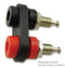 MUELLER ELECTRIC BU-P2269 BANANA JACK, DOUBLE, 15A, SOLDER, BLACK/RED