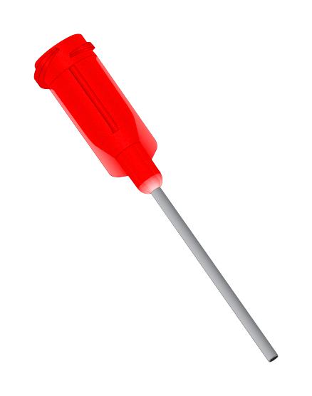 Fisnar 8001092 Dispensing Tip Blunt End 12.7 mm Size Red 50 Pack