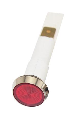 Mallory FL1P-10NJ-4-R2V LED RED 10MM NUT 2VAC/DC STK &pound; 99AC2474