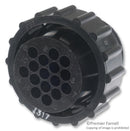 AMP - TE CONNECTIVITY 213849-1 CIRCULAR CONNECTOR HOUSING, PLUG, 16 POSITION, CABLE