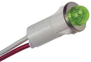 CHICAGO MINIATURE LIGHTING 1091M5-6V PANEL MOUNT INDICATOR, LED, 12.7MM, GREEN, 6V