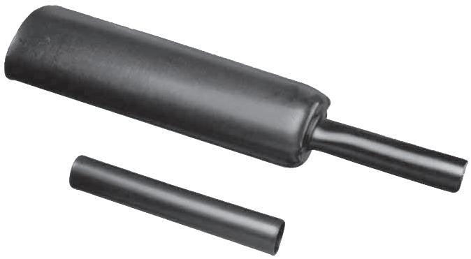 RAYCHEM - TE CONNECTIVITY RMW-35/12-1200/ADH-0 HEAT-SHRINK TUBING, 35MM, 1.2M, BLACK