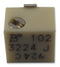 BOURNS 3224G-1-502E Trimmer Potentiometer, 5 kohm, 250 mW, &plusmn; 10%, Trimpot 3224 Series, 12 Turns, Surface Mount Device