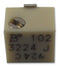 BOURNS 3224J-1-102E Trimmer Potentiometer, 1 kohm, 250 mW, &plusmn; 10%, Trimpot 3224 Series, 11 Turns, Surface Mount Device