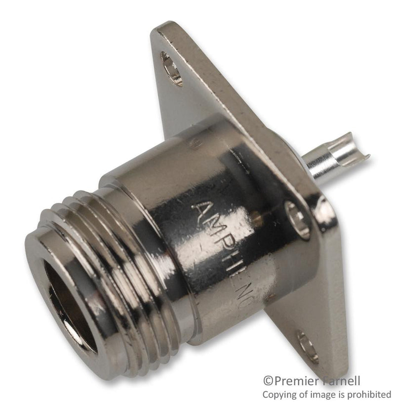 AMPHENOL RF 82-24 (UG-58/U) RF/COAXIAL, N RECEPTACLE, 50 OHM, SOLDER