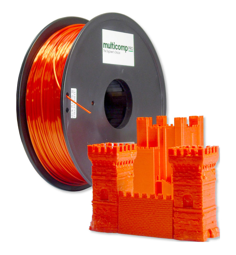 Multicomp PRO MP007439 MP007439 3D Filament Silk PLA 1.75 mm 1 kg Jacinth