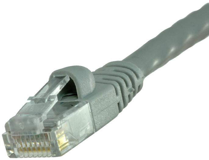 AIM CAMBRIDGE - CINCH CONNECTIVITY 73-8890-3 PATCH CABLE, CAT6, RJ45, 3FT, GREY