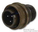 AMPHENOL INDUSTRIAL 97-3106A-16S-5P CIRCULAR CONNECTOR PLUG SIZE 16S, 3 POSITION, CABLE