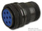 AMPHENOL INDUSTRIAL 97-3106A-22-22S CIRCULAR CONNECTOR PLUG, SIZE 22, 4 POSITION, CABLE