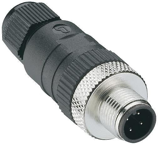 LUMBERG AUTOMATION RSC 4/7 SENSOR CONNECTOR, M12, PLUG, 4POS, CABLE