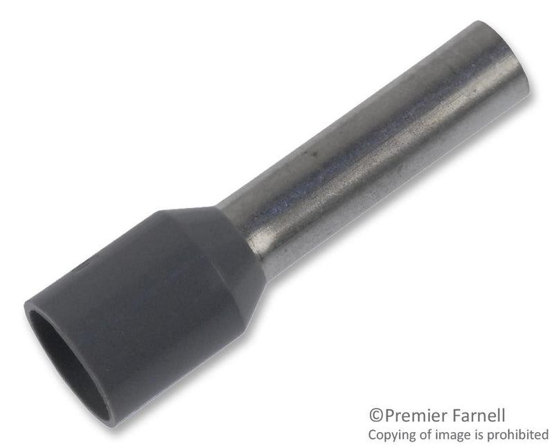 PANDUIT FSD76-8-D TERMINAL, WIRE FERRULE, 18AWG, GREY