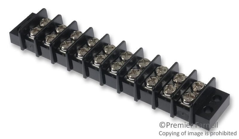 MULTICOMP MC24305 TERMINAL BLOCK, BARRIER, 10 POSITION, 22-12AWG