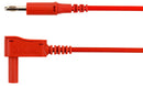 Schutzinger AL 7622 NI / 2.5 200 RT Test Lead 4mm Banana Plug Right Angle Shrouded 60 VDC 32 A Red 2 m