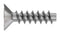 TR FASTENINGS 3.016KRST30TC1D Screw, Thread Forming, M3, 16 mm, Zinc, Steel, Flat / Countersunk Head Pozidriv