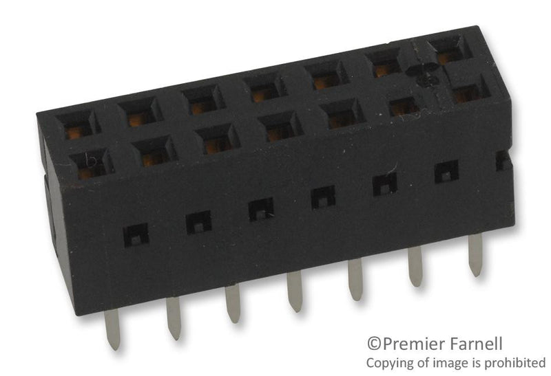 AMPHENOL FCI 68683-307LF BOARD TO BOARD, RECEPTACLE, 14 POSITION, 2ROW