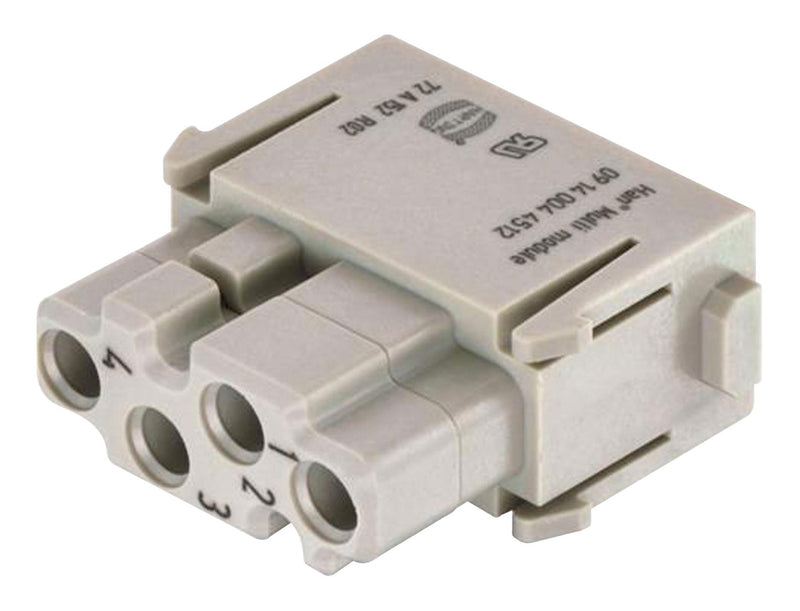 Harting 09140044513 Heavy Duty Connector Han-Modular Module 4 Contacts Receptacle