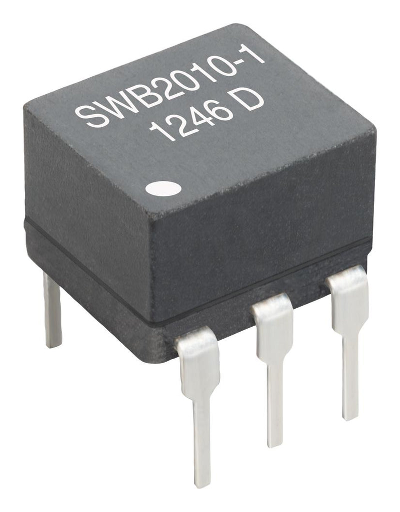 Coilcraft SWB2010-1-PCL RF Transformer Wideband 5 Pin 0.04 - 175 MHz 1:1 250 mA Through Hole SWB Series