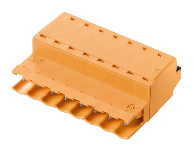 Weidmuller 1335370000 Pluggable Terminal Block 5.08 mm 6 Ways 26 AWG 12 2.5 mm&sup2; Push In