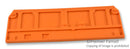 WAGO 280-315 END PLATE, RAIL MOUNTED TERMINAL BLOCK