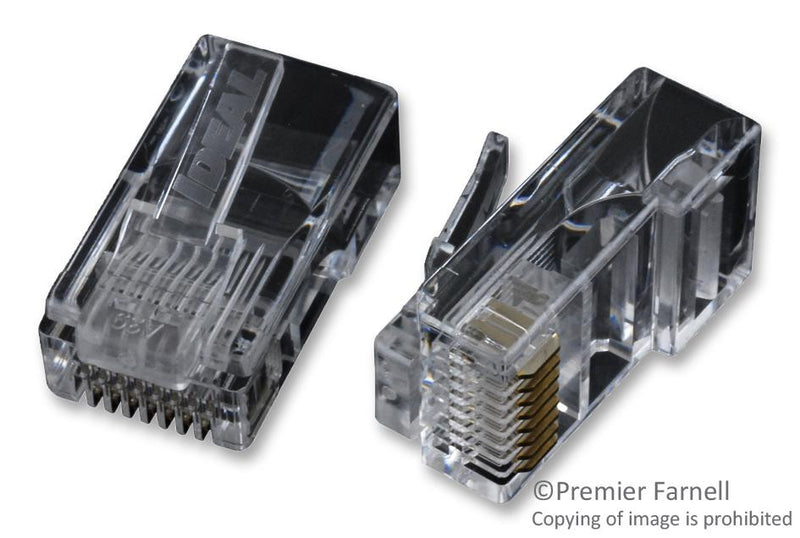 IDEAL 86-396 RJ45 MODULAR PLUG, 8 POSITION, 1 PORT