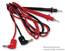 ABBATRON HH SMITH 685P TEST LEAD SET, BLACK, RED, 1.066M