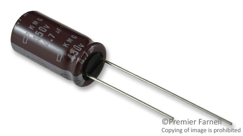 UNITED CHEMI-CON EKMG451ELL100MK20S ALUMINUM ELECTROLYTIC CAPACITOR 10UF, 450V, 20%, RADIAL