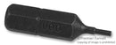 UTICA 185-000X HEX BIT, SOCKET, 0.05INX1IN, TOOL STEEL